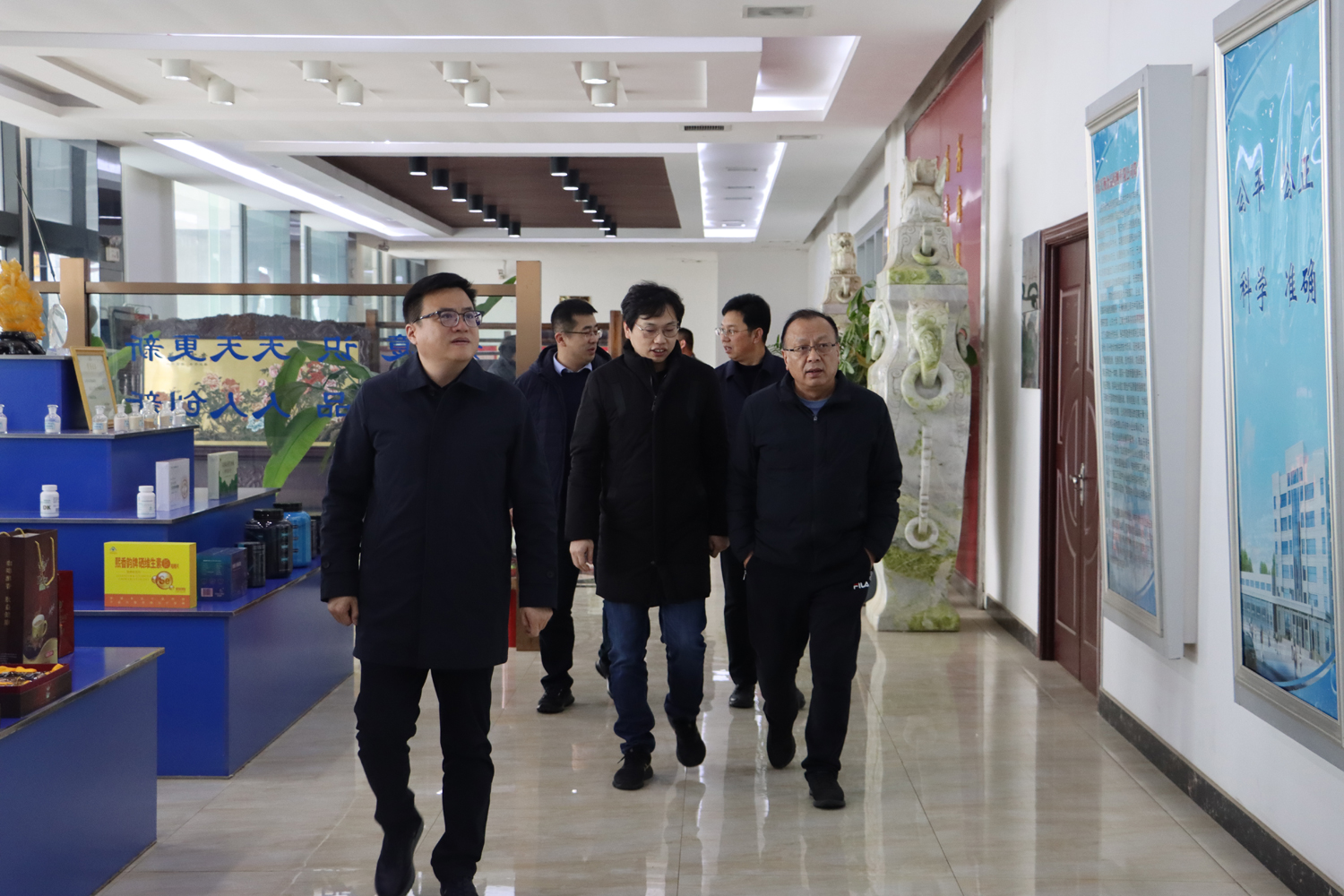 菏泽鲁西新区领导莅临天骄股份公司指导工作