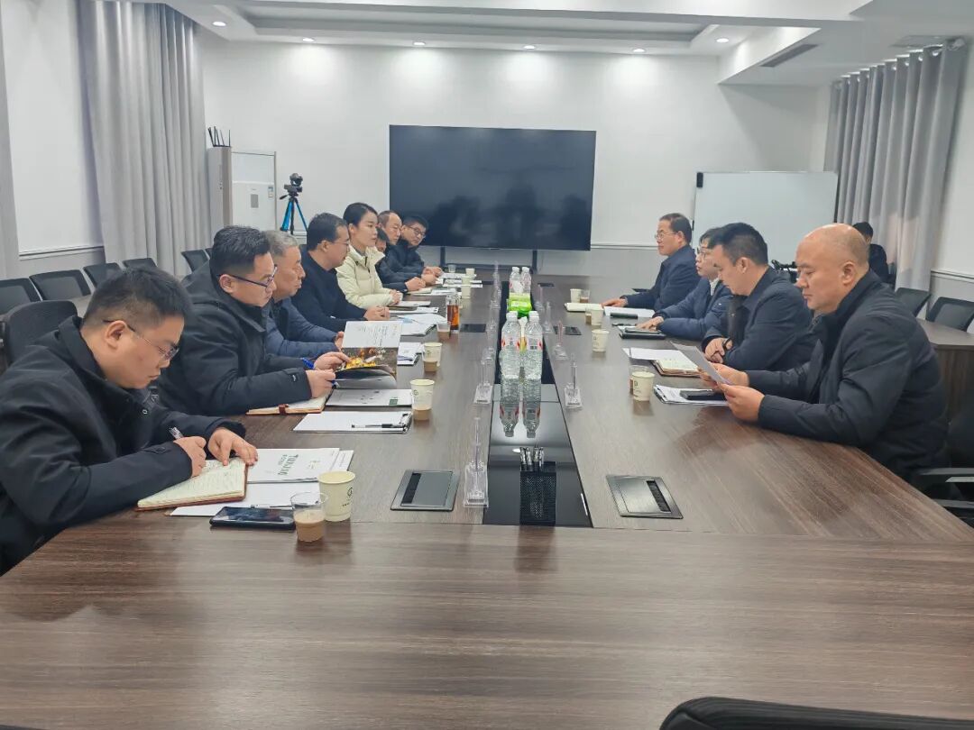 定陶区委副书记、区长刘勇一行莅临圆天缘生物公司调研指导